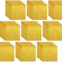 PRETYZOOM Sheets Foil Candy Wrappers, 10x10cm Chocolate Balls Wrappers for Homemade Candies, Golden Candy Wrappers for Wedding, Valentines Day