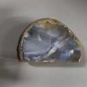 Yoption 1Pair Natural Agate Bookends 3 to 4 Lbs Book Ends Heavy Duty Bookend Holder Decor with Rubber Bumpers