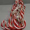 Joiedomi 12 Pcs Christmas Candy Cane Pathway Markers Lights, 16 Stakes Lights with Warm White, Waterproof Outdoor Decorations for Xmas Indoor and Outdoor Decorations Yard, Walkway, Lawn, Garden