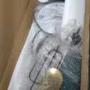 Large Metal Wall Clock for Living Room,Battery Operated Silent Non-Ticking Easy to Read Analog Modern Clock for Bedroom,Bathroom, Office,Kitchen,Classroom Home Wall Decor Clock (59L x 15W)