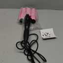 3 Barrel Curling Iron Jumbo 1.25 inch (32mm) Hair Curling Wand Crimper Instant Heating Adjustable Hair Curler with 2 Temperature Control