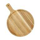 VICTORY RELAX Acacia Wood Round Cutting Board, Wooden Chopping Board for Kitchen and Dining Room, Cheese Board for Meat, Wood Serving Board for Bread, Vegetables, Cheese Cutting Board