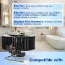 S97016621 Fan Motor Replacement Compatible with Broan Nutone QTR070, QTR070L, for Broan QTR080, QTR080F, QTR080L, QTRN080 99080568 Bathroom Exhaust Fan Replace 80 CFM