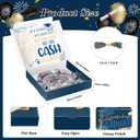 6 x XiaosRen Graduation Pizza Money Box for Cash Gift Money Holder Funny Pizza Gift Boxes for Surprise Holder Graduation Season Grad Party Supplies (Cash Not Include)(Blue)