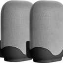 2 Pack Wall Mount Compatible with Google Nest Audio Speaker,Built in Cord Management Easy Install,Stable Stand Google Nest Audio Smart Speaker Holder Accessories for Space-Saving