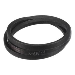 uxcell A48 1/2 Classic Wrapped V-Belt, 50" Outside Circumference Wrapped Industrial Rubber V-Belt A Profile V-Belt for Industrial Machinery Equipment, Black