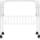 Clear View Bird Cage, Indoor & Travel Small Birdcage for Parakeet, Parrot, Budgies, Cockatiels, Canary |Easy Clean Safe Materials (Stand)