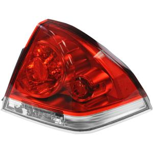 TRQ Passenger Side Tail Light Assembly Compatible with 2006-2013 Chevrolet Impala 2014-2016 Impala Limited GM2801193