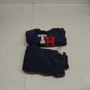 Tommy Hilfiger boys 2pc Knit Jog Set (24 Months, Navy Blazer/Red/Vanilla Ice)