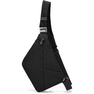 Anti-theft Crossbody Bag for Men Women with RFID Blocking, Sling Bag for Men, Travel Casual Daypack for Women (Small, 4.0 Black)