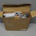 Rain Shower Head with Handheld, Lanhado 8'' High Pressure Rainfall 9 Settings Shower Head with 11'' Extension Arm, Holder & Hose, Anti-leak Waterfall, Chrome