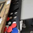 GoSports Wall Mounted Giant 4 in a Row - Jumbo Four in a Row with Coins - Black