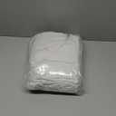 Love's cabin Satin Queen Sheets Set - 4 Piece White Silky Bed Sheets with Deep Pocket, Luxury Silk Feel Satin Queen Size Sheet Set (1 Flat Sheet,1 Fitted Sheet,2 Pillow Cases, White)