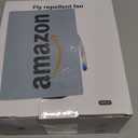 Fly Fans for Tables, Fly Repellent Fan Outdoor Indoor Keep Flies Away, Fly Repellent Fans for Tables with Holographic Blades for Picnic, Party, Restaurant, Kitchen, and BBQ, 4 Pack Black