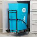 Under Sink Trash Can Pull Out 7-13Gal 50Qt Black, Under Cabinet Trash Bin Pull Out Kit 13" Wx17 Hx17 D, Sliding Garbage Can Under Counter, No Can Include
