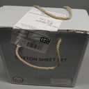 Shilucheng 100% Cotton Queen Size Sheets Set - 600 Thread CountLuxury Egyptian Cotton Bed Sheets5-Star Hotel Quality Sheets, Breathable & Cooling, 16 Inch Deep Pocket - 4 Piece (Cream, Queen)