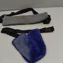 2 Pcs Travel Pillow for Sleeping Airplane Headrest Airplane Head Strap Sleeper Pillow Travel Head Sleep Support Band with 2 Extension Straps for Car Plane Travel(Gray, Blue)