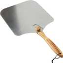 Old Stone Pizza Kitchen Aluminum Pizza Peel with Collapsible Wooden Handle, 14x16-Inch