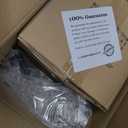 KCO Modern Nordic Hanging Ceiling Light Fixture 1-Light Silver Pendant Light with Glass Globe Adjustable Cord Contemporary Kitchen Island Lighting for Bedroom Living Room Dining Room (Clear)