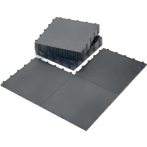 15 Green Tiles - High Durability Colored Flooring Tiles - Interlocking Versatile Training Surface - Roller Skate Derby Indoor&Outdoor, Dance Floor Tiles, Basketball Tiles, Sports Floor