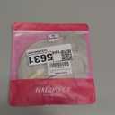 SARLA Clip in Side Bangs Extension Straight Synthetic Fake Bangs One Piece for Women Grey Multi