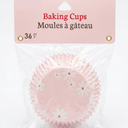 36PCS Flower Petal Cupcake Liners, Floral Shaped Cupcake Wrappers for Muffin Case Trays, Colorful Paper Baking Cups for Birthday Easter Wedding Party Supplies Decor 