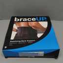 BraceUP Back Brace for Men and Women Lower Back - Breathable Waist Lumbar Support Belt for Sciatica, Herniated Disc, Scoliosis Back Pain Relief, Heavy lifting, with Dual Adjustable Straps (L/XL)