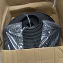 Landscape Edging Kit, Include 80ft Length Black No Digging Garden Edging Coil, 80 Durable Spiral Spikes, Free Garden Pruning Scissors