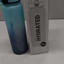 Sahara Sailor Water Bottle, Durable and Leakproof Water Bottles Motivational with Time Marker, Tritan, BPA Free, Wide Mouth with Easy Clean Brush for Gym, Travel, School, Office (1 Bottle) (25.4 Ounces, Galaxy Magic)