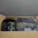 10.5FT Outdoor Animated Flying Witch Halloween Decor on Broom, Sound Activation,Eyes Glowing,Scary Sounds, Animatronics Hover Witch for Garden Yard Lawn Decorations