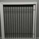 FENCETECH Freestanding Wire Dog Gate, 30" to 53" Adjustable Expandable Pet Gate, White Wooden Extra Wide Dog Fence - 32" H
