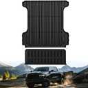 LASFIT 5.7FT Truck Bed & Standard Tailgate Mats for RAM 1500 2019-2026 | Fits Power-Release Tailgates, Without RamBox, Not Fit Power/Multifunction Tailgate, All Weather Custom Fit Bed Liner, Black