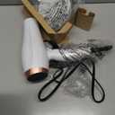 Conair Double Ceramic Hair Dryer with Diffuser | Blow Dryer with Ionic Conditioning | Includes Diffuser and Concentrator |White