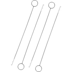 4 Pcs Point Loop Turner Sewing Tool, Tongue Crochet Tool Latch Hook Tool for Silicone Beads Belts Strips DIY Accessories