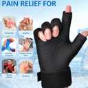 Finger Arthritis Compression Hand Ice Pack Glove for Pain Relief,Adjustable Wrist Gel Ice Pack Finger Sleeves,Hot & Cold Therapy for Carpal Tunnel,Swelling,Inflammation,Tendinitis(1pcs Large)