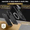 for Samsung Galaxy S23 Case,Jet Black