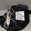 Electric Heated Blanket 72"x84" Full Size - Dual-Sided with Microplush & Sherpa Fabric, 4 Heat Settings & 10 Hours Auto Off, Machine Washable - Iron Gray