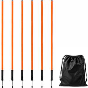 5FT Agility Training Poles, Adjustable Speed and Agility Training Equipment Sports Training Sticks