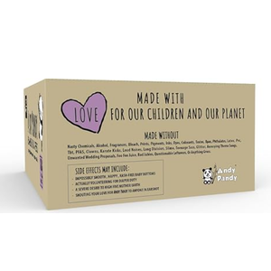 Andy Pandy Disposable Diapers Newborn, White, 7-10 lbs, 108 Pcs S