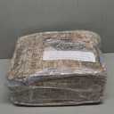 Washable 9x12 Area Rugs for Living Room, Boho Non-Slip Vintage Distress Lager Rugs for Bedroom Dining Room Nursery Office, 0.3" Neutral Oriental Throw Thin Carpet, Brown/White/Multi