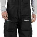 Carhartt Men's Yukon Extremes Loose Fit Insulated Biberall (Large, Black)