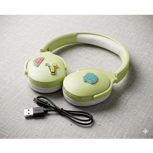 iClever Kids Headphones for School Travel, Safe Volume 85dBA, Stereo Sound Over-Ear for Kid, Foldable 3.5mm Wired Dinosaur Headphones for iPad Computer, HS19S