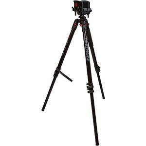 BOG DeathGrip Aluminum Tripod with Durable Frame, Lightweight, Stable Design, Bubble Level, Adjustable Legs, Shooting Rest, and Hands-Free Operation for Hunting, Shooting, and Outdoors