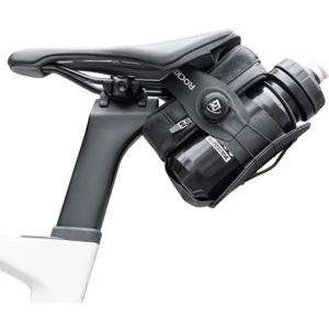 ROCKBROS Water-Resistant Bike Saddle Bag with Water Bottle Holder & Taillight Hanger Large Capacity Rear Seat Pack for Road & Mountain Cycling