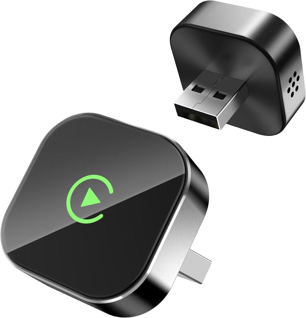 2026 Wireless CarPlay Adapter for Apple, Convert Wired to CarPlay Wireless Adapter, USB-C/Type-C Design, Plug & Play, Car Play Dongle Stick Only for Apple Wired CarPlay Cars & for iPhone iOS 10+