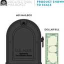 Architectural Mailboxes 7600B-10 MB1 Mailbox, Medium, Black