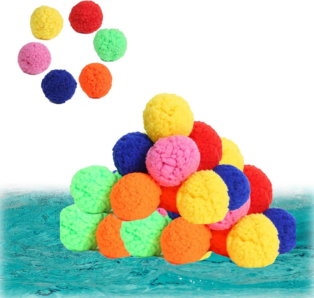 Kiddospace Reusable Water Sponge Balls, 2025 New Summer Reusable Water Sponge Balls, for Pool and Pool Party, Fun Lawn, Beach