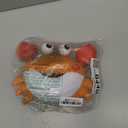 TUMAMA Baby Bath Toy,Bath Bubble Maker Machine with Music,3 Bathtub Wind-Up Toys,Crab Shower Water Toy for Toddlers Kids Boys Grils (Orange)