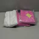 Windyun 2 Sets Kids Air Mattress Bulk with Fitted Sheet,Toddler Inflatable Bed 63 x 27 x 8 Inches Blow up Airbed Camping Sleeping Pad for Aged 3-10 Years Old Birthdays Slumber Sleepover Party (White)