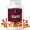 Cordyceps Mushroom Gummies  5400mg per Serving*, Cherry, Grape, Apple & Orange Flavors, 60 Count, Vegan Mushroom Supplement for Energy, Focus & Brain Health, Made in USA